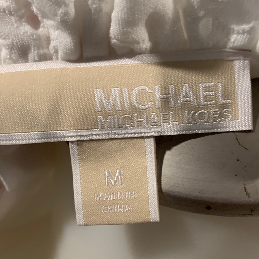 MICHAEL Michael Kors Cream Eyelet Dress - Picture 2 of 4